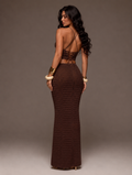 Cocoa Muse - Top & Maxi Skirt Set